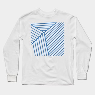 Geo Close Up French Blue 2B Long Sleeve T-Shirt